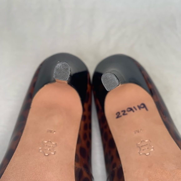 Joan & David Pumps Heels Cheetah Animal Patent 7 - Picture 12 of 12